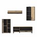 Mueble compacto de TV PORTOPINO 236 cm , roble Madera