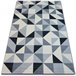 Alfombra SCANDI Triángulos 200x290 Gris