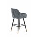 Taburete alto ROYAL fijo 94 cm de alto Azul