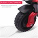 Moto Eléctrica Infantil PP, Metal HOMCOM Rojo