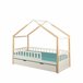 Cama nido WOOD madera maciza 90x190cm blanco natural Blanco/ Madera
