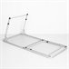Aktive Mesa plegable camping ajustable en altura y antideslizante Gris