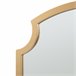 Espejo de pared Aura diseño atractivo MDF Dorado