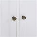 Aparador de puertas MDF madera de pino 4402117 Marron