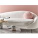 Beliani Cojín decorativo ROSEA Rosa