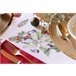 CAMINO DE MESA DE NAVIDAD RIBBON Blanco