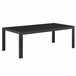 [casa.pro] set de muebles de jardín 2 x sillas sofá mesa Negro