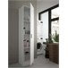 Armario multiusos 1 puerta efecto madera 37 Blanco