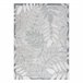 Alfombra Estructural BOTANIC 65241 Hojas tejido plano 157x220 Gris