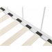 Beliani Cama con somier Metal TULLE 92x209 Blanco