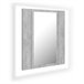 Armario espejo de baño LED acrílico 40 Gris Claro