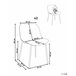 Beliani Silla de comedor BELOIT Beliani Silla de comedor BELOIT Beige