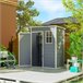 Caseta de Jardín PP, Aleación de Aluminio Outsunny Caseta de Jardín PP, Aleación de Aluminio Outsunny Gris
