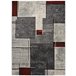 Alfombra abstracta DREAMS - ATTICGO 120x170 Gris