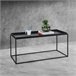 Mesa de centro Nyker metal Negro