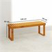 Banco de Jardín Madera de Pino Outsunny Marron
