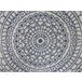 Beliani Alfombra de pelo corto YALAK 140x140 Azul