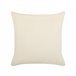 Beliani Cojín decorativo MYRICA Blanco/ Beige