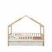 Cama nido WOOD madera maciza 90x190cm blanco natural Blanco/ Madera