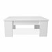 Mesa de Centro Elevable Nyana Home Diseño Moderno 90x50 Blanco