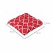 Cojines para Sillas Tela de Hilo Teñido Outsunny Rojo