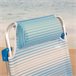Aktive Pack de 2 sillas de playa plegables y reclinables Blanco/ Azul