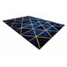 Alfombra EMERALD exclusivo 1020 glamour 120x170 Azul