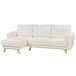 Beliani Sofá esquinero Bouclé SIRO Beliani Sofá esquinero Bouclé SIRO Blanco/ Beige