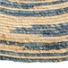 Alfombra redonda de yute Multicolor