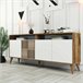 Aparador efecto madera 180 Blanco/ Madera