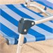 Aktive Silla de playa plegable pequeña marinera c/asa de hombro Azul