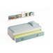 Cama doble juvenil con estante Snuba Turquesa