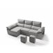 Chaise longue con arcon DIWY Gris