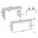 Beliani Conjunto de comedor BELLANO Madera Clara