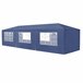Carpa Pabellón para jardín Wedau metal 900x300 Azul
