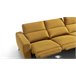 Chaise longue 4 plazas relax eléctrico DRAX derecho mostaza Mostaza