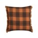 Beliani Cojín decorativo BARJA 45x45 Naranja