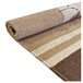 Acomoda Textil – Alfombra 100% Algodón con Flecos. Marron