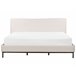 Beliani Cama con somier Poliéster CORIO 193x219 Crema