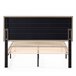 Estructura de cama tapizada Silvi 150x190 Beige