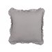 Beliani Cojín decorativo GLABRA Gris