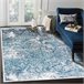 Alfombra DE LUXE moderna 2082 Ornamento vintage - Structural 160x220 Gris Azul