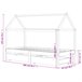 Estructura De Cama Infantil 206x97 Blanco