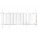 Beliani Cojines de asiento BRESCIA Blanco/ Beige