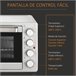 Mini Horno Eléctrico Metal, Acero Inoxidable HOMCOM Plateado