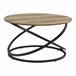 Mesa de centro Dunedin aglomerado metal Madera