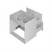 Mueble bajo lavabo 2 compartimientos encimera Teren 80 Blanco