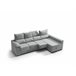 Chaise longue reversible con arcón PALA Gris Claro