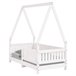 Estructura De Cama Infantil 145x76 Blanco