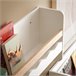 Librería Infantil de Pared con 5 ganchos SoBuy KMB78-W Blanco